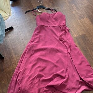 Elegant Pink Azazie Dress